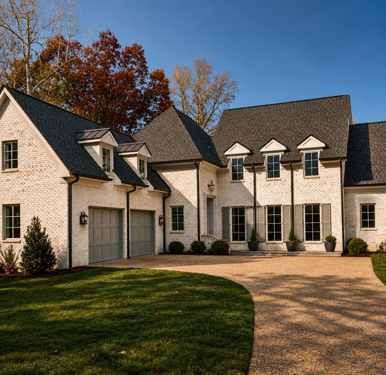 Classic Charlotte-style home with a welcoming front garden